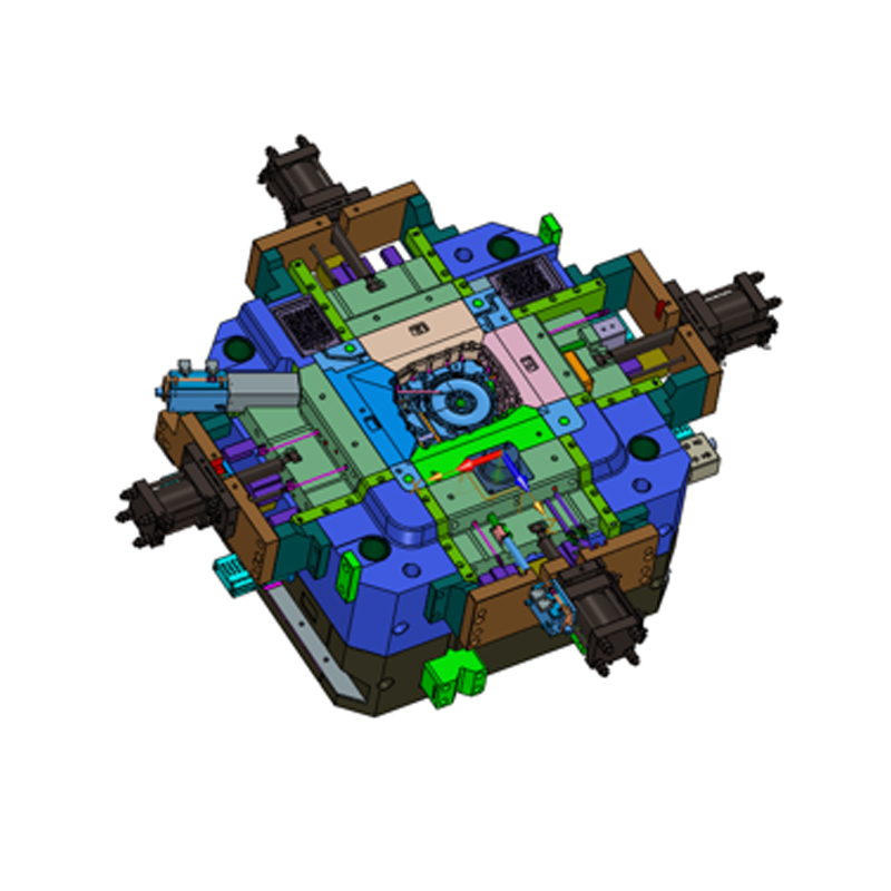 2200T aluminiumslegering trykstøbt motorhus